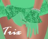 Mint Green Bunny Gloves