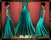 Diana Teal Gown