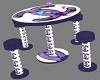 Purple table