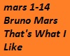 Bruno Mars What I Like