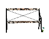 Animal Print Patio Bench