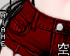 空 Short Red 空