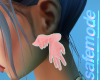 Hand Earrings Pink