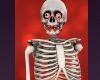 Female Scary White Skeleton Sound Action Voice Flame Fire Hallow