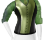 Green Corset Vest