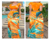 Conj casual Adds Laranja