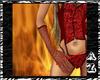 Red Fishnet Gloves