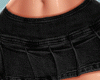 ♥Black Denim Skirt
