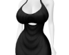 Black Shiny Latex Dress