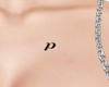 Letter P | Tattoo