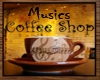 Music's Coffee Shop Sign