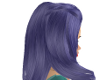 Blueish Purple Hair.