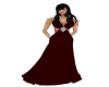 Crimson Red Gown