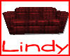 *Lxx Red leather 2seater
