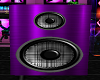 Purple Animated Speakers