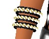 Bracelets gold black