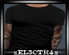 Black T-Shirt + Tats