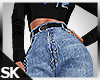 SK| Loose Jeans w/Belt