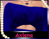 AXL Blue Fall Sweater