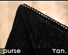 Y: NYE velvet purse