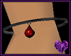 Blood Drop Onyx Anklet