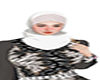Hijab cassual neat white