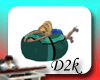D2k-Green beanbag 5 pose