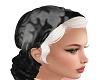 blk lace hair cover-up