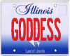 Illinois Plate (Goddess)