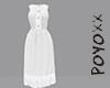 P4--Frill Dress-White