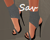 Gray/Blk Sandals
