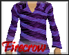 Purple Silk Stripe Shirt