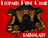 leopard print lux chair