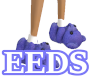 EEDS BEAR SLIPPERS M/F B