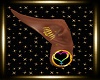 Lezbian Symbol F Gold