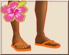 ~LMM~ Orange flip flop