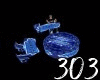 [303] Blue dance poduim