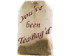 Tea Bag'd Sticker