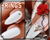 * Wedding Nails + Rings