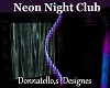 neon club chandelier