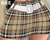 B| Cozy Plaid Skirt RLL