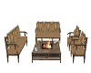 Gold Aztec Patio Set