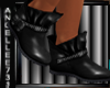 JEANS ANKLE BOOTS-BLACK