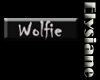 {E} Wolfie Sticker