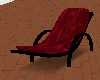 red & black relax chair