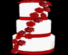 {F} WEDDING CAKE w RED