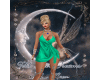 Moon Dress Green Water