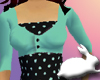 M@ Green Polka Dot Sweat