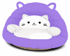 SILLON LILA CON GATO
