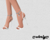 Chained White Heels ღ